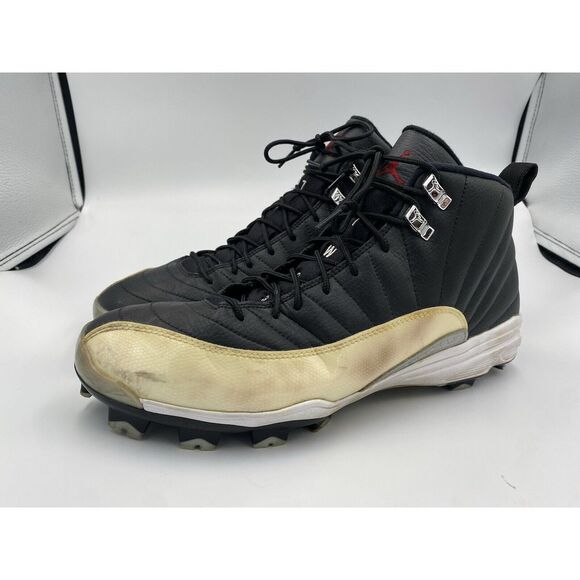 Nike Air Jordan Mens Retro‎ XII 12 Playoff MCS Cleats 13- READ main image 8